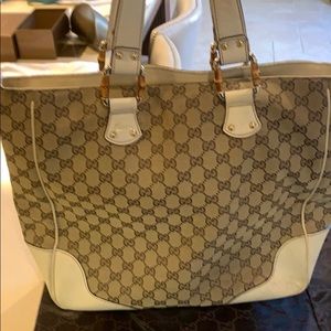 Authentic Gucci Logo Handbag - Large